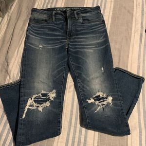 Mens American eagle skinny distressed Jean 29/32